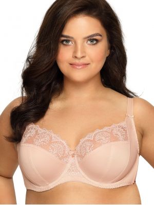 Soft closed bra with side reinforcement Ava 1922 Freesia beige SSS