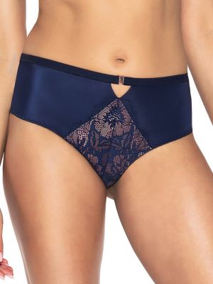 text_img_altBright women's slip panties with decor Ava 1939 Navy Bluetext_img_after1