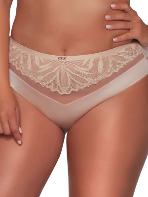 text_img_altWomen's Beige Lace Trim Midi Panties Ava 2106 Beigetext_img_after1