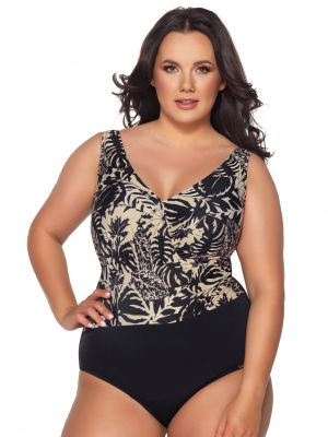 text_img_altWomen's Wide Strap Floral Print Tank Swimsuit Ava SKJ 51 Moccatext_img_after1