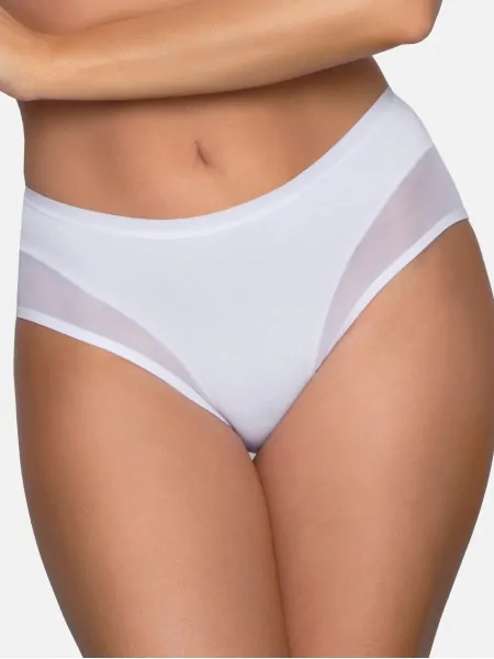 Spectacular women's slip panties with micro-mesh decor Babell BBL179