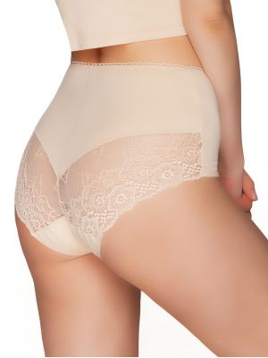 Women's cotton panties with lace back Babell BBL155