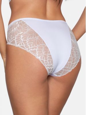 Women's slip panties made of quality cotton with soft lace on the sides and back Babell BBL182