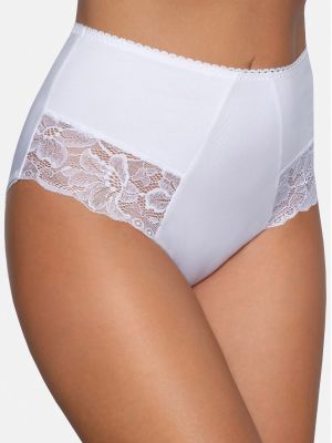 Women's high-quality cotton slip panties with lace inserts Babell BBL187