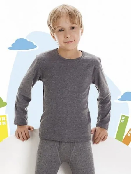 Футболка з довгим рукавом для хлопчика Cornette Kids 98-128