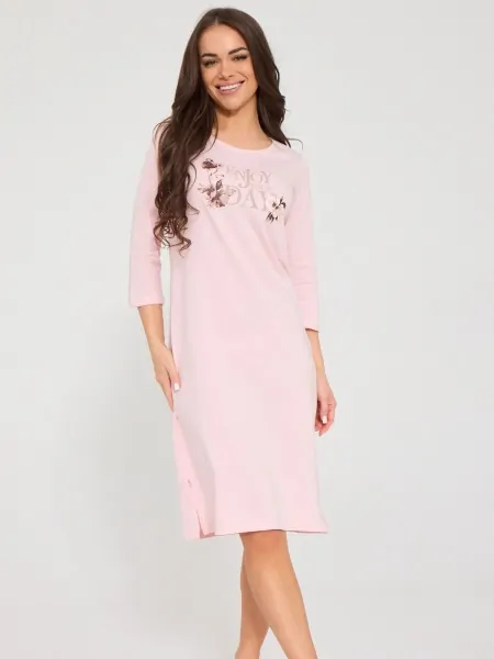 text_img_altCornette Your Day 2 641/501 Nightdress, Cotton, 3/4 Sleevestext_img_after1