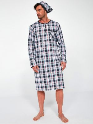 Men's long-sleeved cotton nightgown Cornette 110