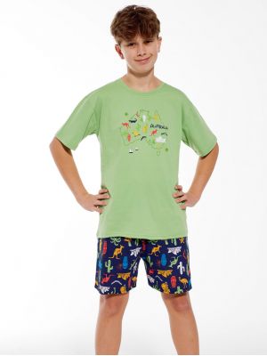 На картинці зображено - Бавовняна піжама / домашній комплект для хлопчика Cornette 789/113 Australia (92-128) | фото 1