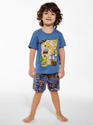Пижама / домашний комплект с "пиратским" узором для мальчика Cornette 790/112 Pirates (140-164)