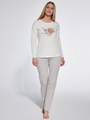 Women's cotton pajamas / long sleeve home set Cornette DR 655/362 Today