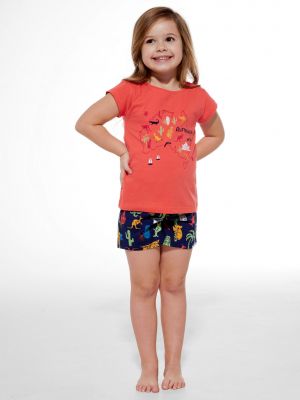 На картинці зображено - Піжама / домашній комплект з короткими рукавами для дівчинки Cornette 787/104 Australia 2 (92-128) | фото 1