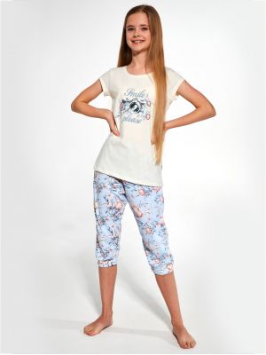 Хлопковая пижама /домашний комплект с нежным принтом для девочки Cornette KR 570/95 Smile