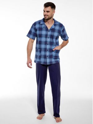 На картинці зображено - Класична чоловіча піжама з сорочкою на ґудзиках Cornette 318 Spring 2024 | фото 1