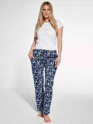 Женские хлопковые пижамные брюки с карманами Cornette 690 Autumn 2023
