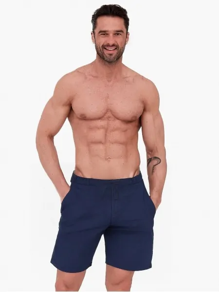 text_img_altCornette 883 J/26 Men's Lounge Shorts with Pockets and an Adjustable Waistbandtext_img_after1