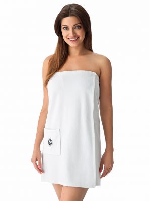 Женское махровое пляжное / банное платье с застёжкой на липучке Dorota KO 133