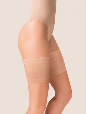 Women's anti chafing thigh bandages two anti-slip silicone strips inner-thigh anti friction bands for summer Gabriella