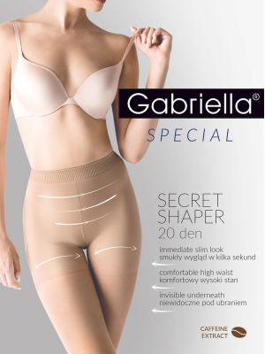 Modeling tights for cellulite prevention Gabriella Secret Shaper 20