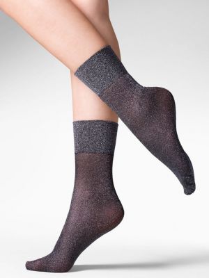 Gabriella Tova lurex fantasy socks for women