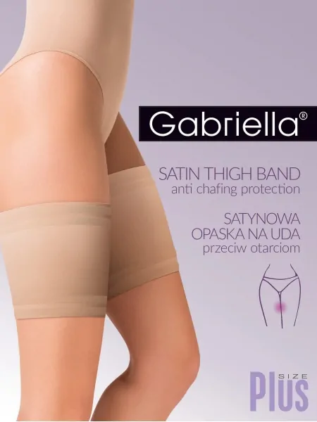 Жіночі пов'язки на стегна, бандалетки Gabriella Opaska Satine plus size
