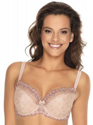 Semi-soft bra with luxurious lace Gaia 1018 Filomena