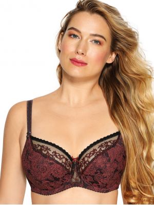 Semi-soft bra with luxurious embroidered lace Gaia 979 Silvia