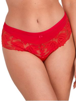 Women's red lace brazilian panties Gaia Nike 1135
