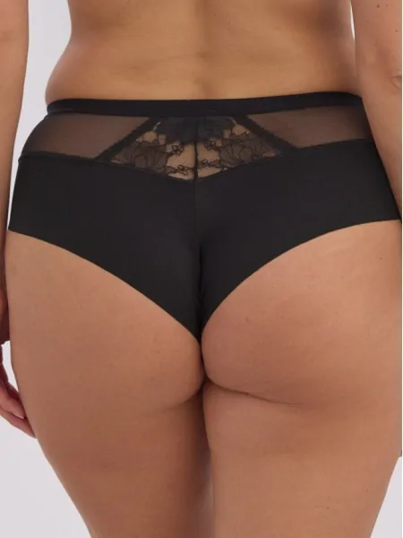 Black Brazilian Panties with Delicate Lace Gaia 1359 Elodie
