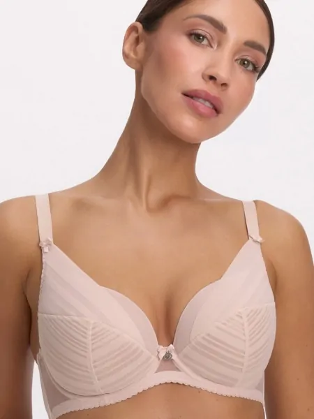 Padded Bra Gaia 1396 Alicia – Creamy Beige with Striped Pattern