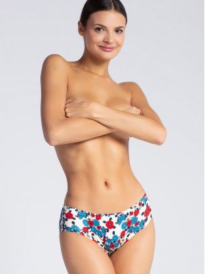 Женские бесшовные трусики бикини с узором из ярких цветов Gatta Bikini Cotton Comfort Print 03