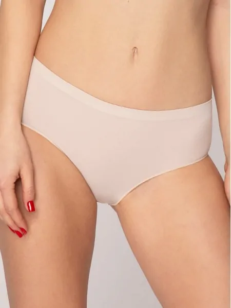 Жіночі безшовні однотонні трусики бікіні Gatta Classic Sensual Skin