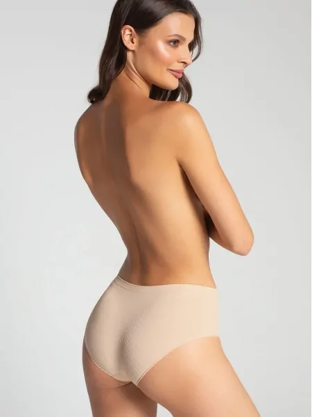 Жіночі безшовні трусики сліп з високою адаптацією до тіла Gatta bodywear Stripes Sensual Skin