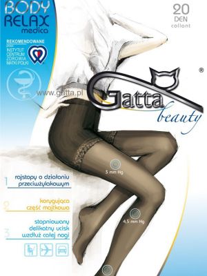 Колготки втягуючі з розслаблюючим ефектом Gatta Body Relaxmedica 20den maxi