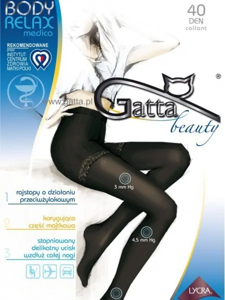 Slimming tights with a relaxing effect Gatta Body Relaxmedica 40den