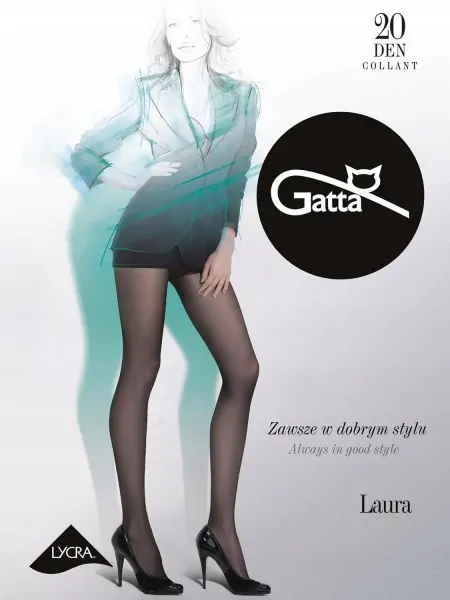 Women's classic tights Gatta Laura 20 den 6-XXL