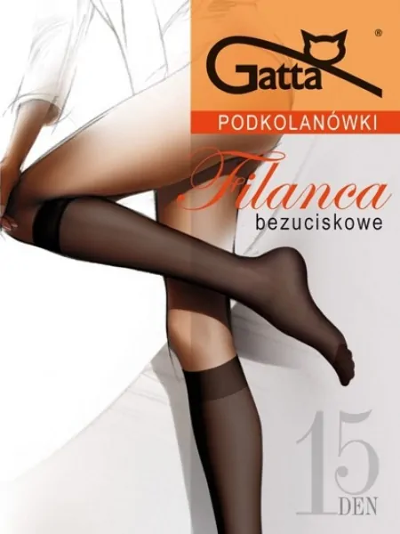 На картинке изображено - Женские гольфы Gatta Elastil 15 den | фото 1
