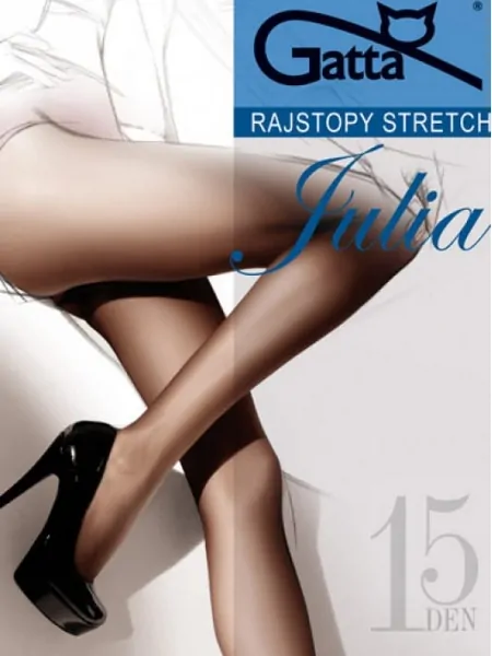 На картинке изображено - Женские классические колготы Gatta Julia Stretch 15 den Box 5-XL | фото 1