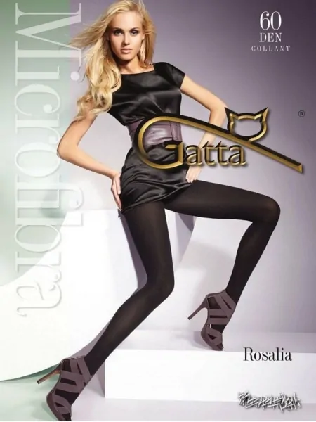На картинке изображено - Женские матовые колготы Gatta Rosalia mikrofibra 60den 5-XL | фото 1