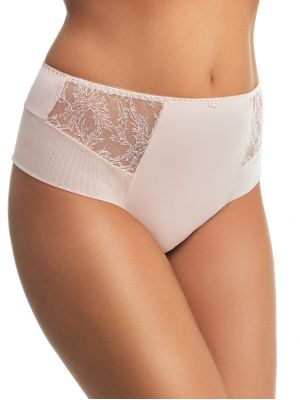 Women's high Brazilian panties with lace Gorsenia K621 Awinion