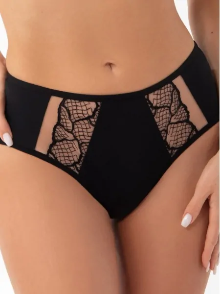Black Brazilian panties Gorsenia Davika K923