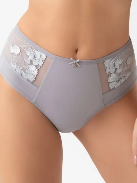 Бразиліани Gorsenia Elsa B023 з вишивкою люрексом і гладкою спинкою