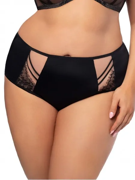 Элегантные закрытые трусики Gorsenia K497 Paradise Black