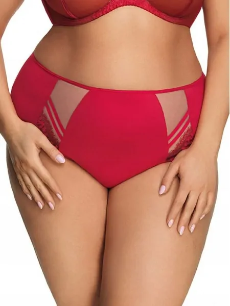 Элегантные закрытые трусики Gorsenia K497 Paradise Red