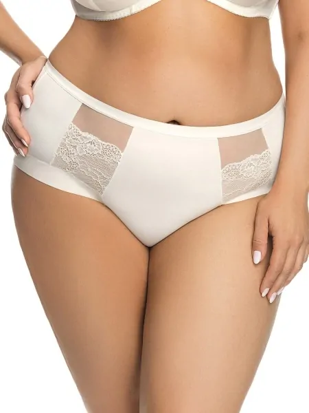 Women's midi panties with thin lace Gorsenia K442 Luisse