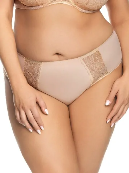 Gorsenia K484 Peony Brazilian panties with thin lace