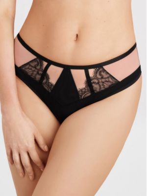 text_img_altGorsenia K836 Black To Black Brazilian Panties with Lacetext_img_after1
