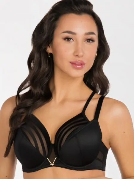 Soft closed bra with double straps Gorsenia K810 Yoko