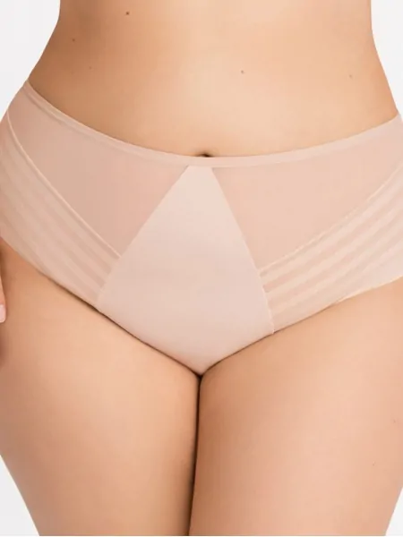 Beige Semi-Sheer Women's Panties Gorsenia K811 Yoko