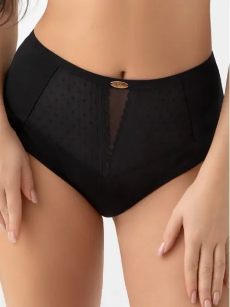 Трусы женские Gorsenia Dotti F021, кружево и тюль, чёрные