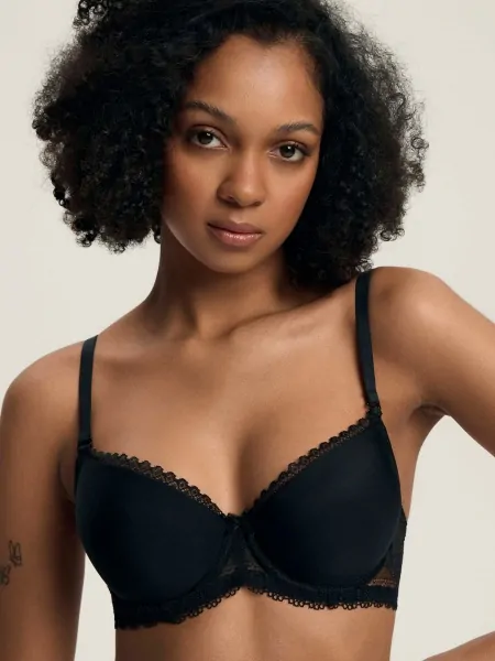 Smooth Push Up Bra 23444 Henderson Julietta Black